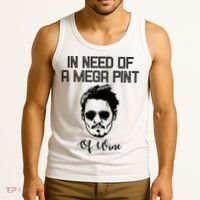 In Need Of A Mega Pint Of Wine Funny Tank Top thumb 3