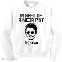 In Need Of A Mega Pint Of Wine Funny Kids Sweatshirt thumb 0