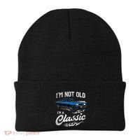 I'm Not Old I'm Classic Funny 60s Muscle Car Lover Gift Beanie thumb 0
