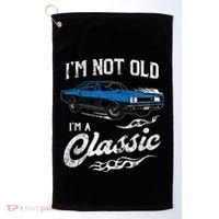 I'm Not Old I'm Classic Funny 60s Muscle Car Lover Gift Golf Towel thumb 0
