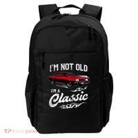 IM Not Old IM Classic Funny 60s Muscle Car Lover Gift Backpack thumb 0