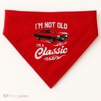 IM Not Old IM Classic Funny 60s Muscle Car Lover Gift USA-Made Doggie Bandana thumb 0