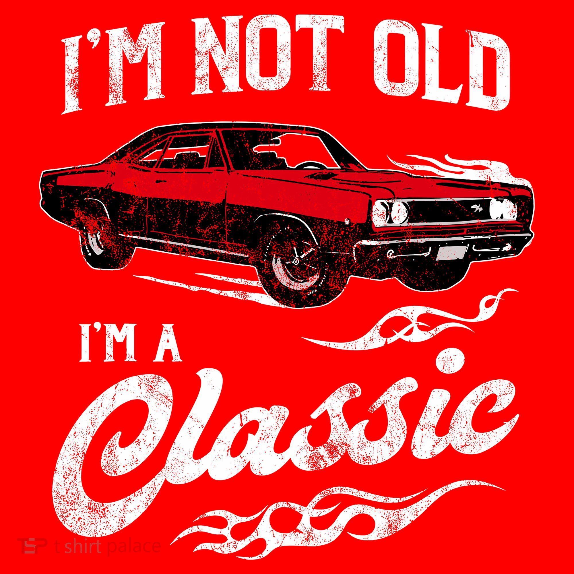 IM Not Old IM Classic Funny 60s Muscle Car Lover Gift Coaster