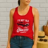 IM Not Old IM Classic Funny 60s Muscle Car Lover Gift Women's Tank Top thumb 2