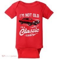 IM Not Old IM Classic Funny 60s Muscle Car Lover Gift Baby Bodysuit thumb 0