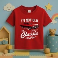 IM Not Old IM Classic Funny 60s Muscle Car Lover Gift Toddler T-Shirt thumb 3