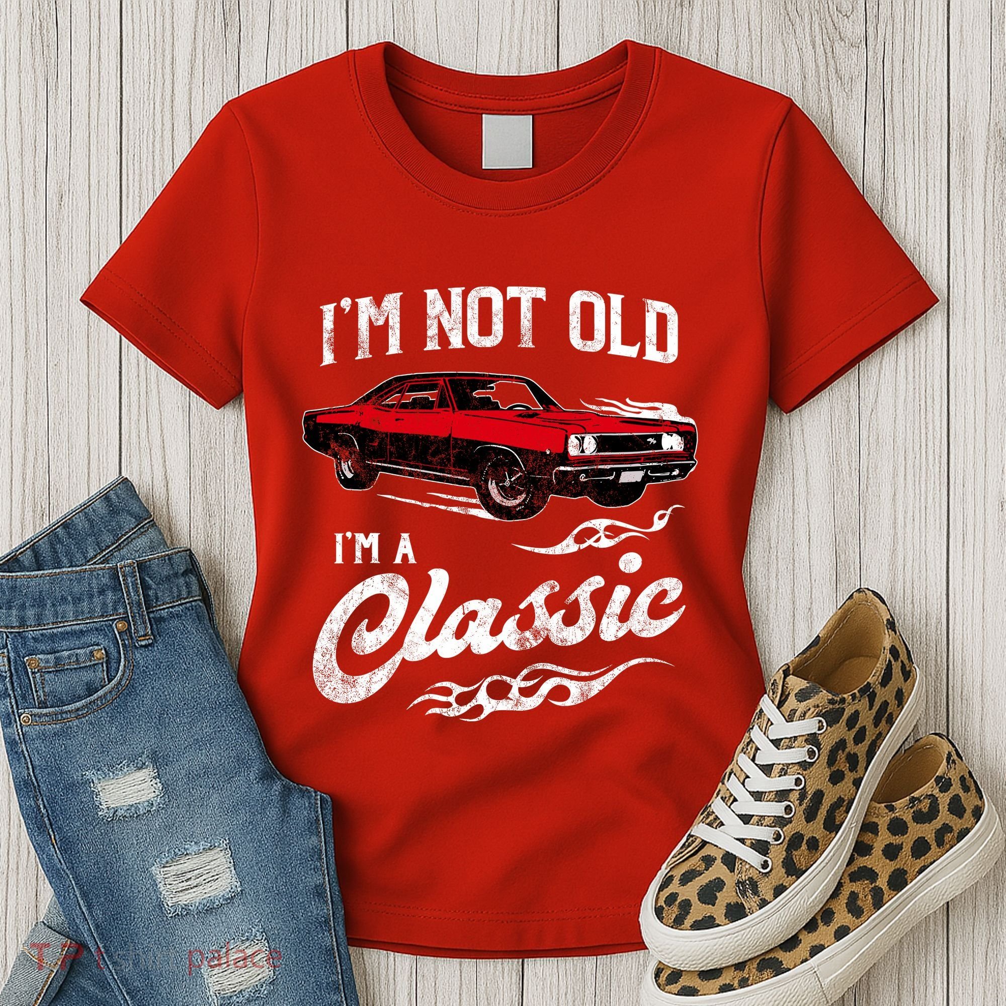 IM Not Old IM Classic Funny 60s Muscle Car Lover Gift Women's T-Shirt