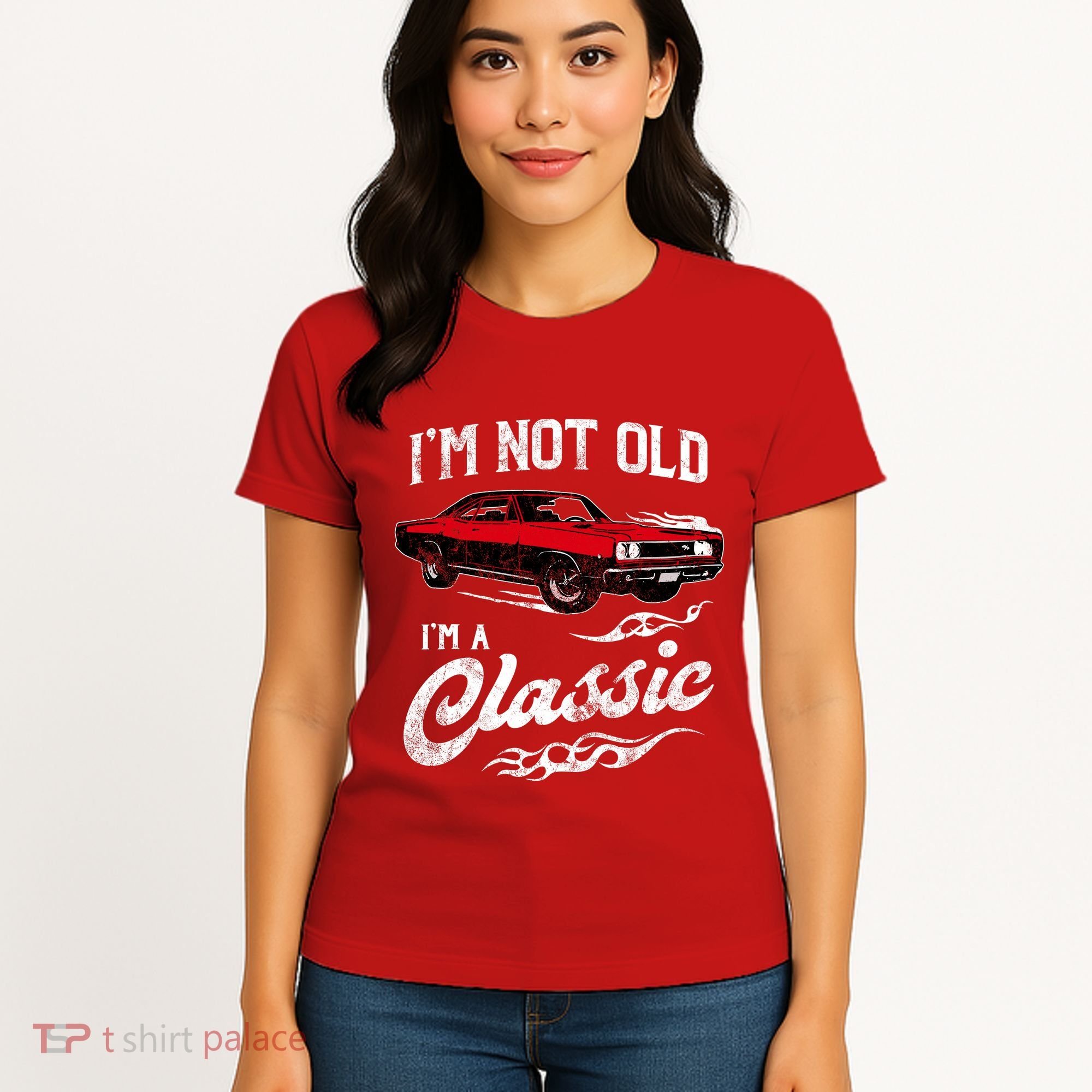 IM Not Old IM Classic Funny 60s Muscle Car Lover Gift Women's T-Shirt