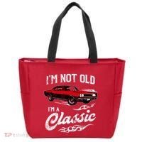 IM Not Old IM Classic Funny 60s Muscle Car Lover Gift Tote Bag thumb 0