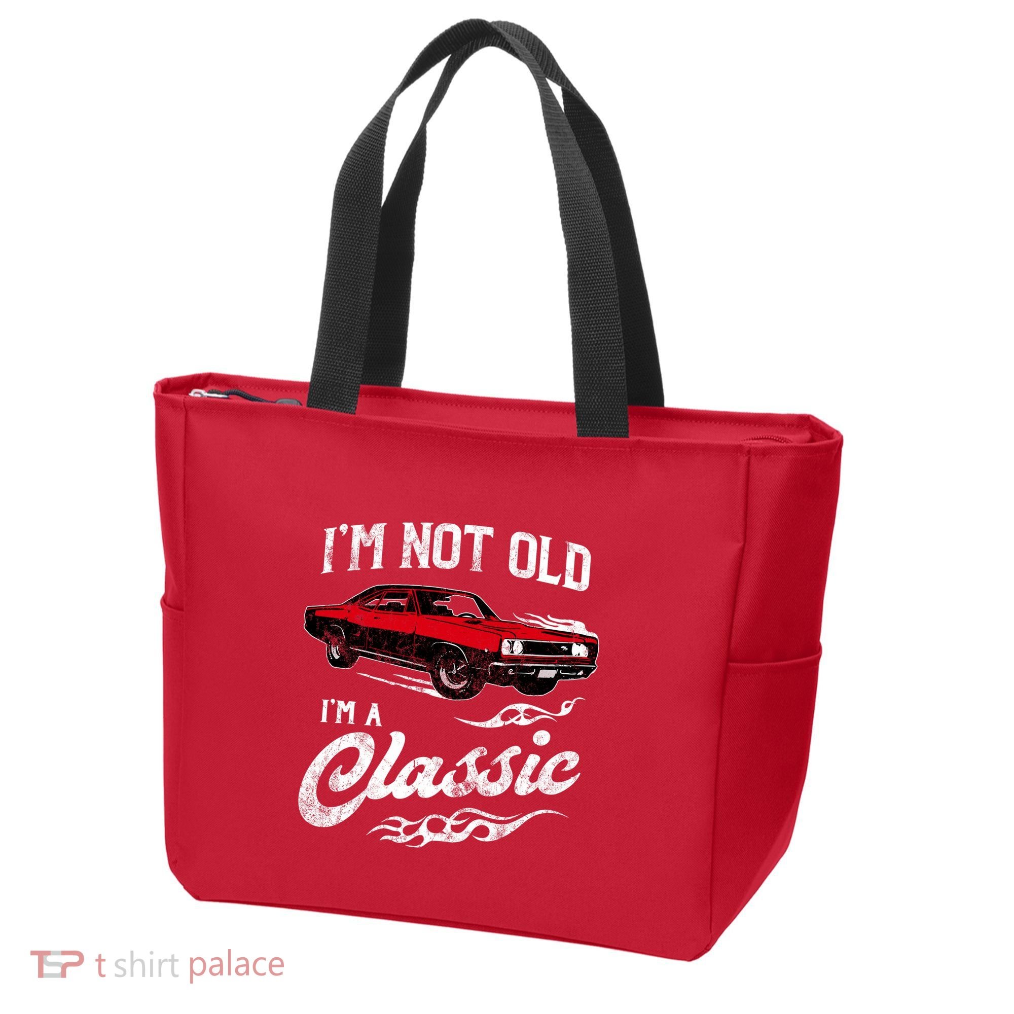 IM Not Old IM Classic Funny 60s Muscle Car Lover Gift Tote Bag