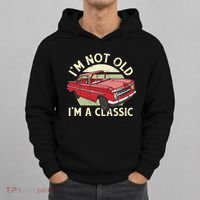 Im Not Old Im A Classic Car Men Dad Grandpa Hoodie thumb 0