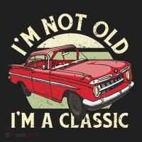 Im Not Old Im A Classic Car Men Dad Grandpa Beanie thumb 2