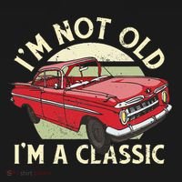 Im Not Old Im A Classic Car Men Dad Grandpa Polo thumb 3