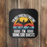 IM Not Procrastinating IM Doing Side Quests Rpg Dice Game Coaster thumb 0
