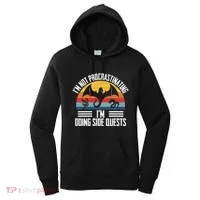 IM Not Procrastinating IM Doing Side Quests Rpg Dice Game Women's Hoodie thumb 0
