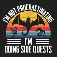 IM Not Procrastinating IM Doing Side Quests Rpg Dice Game Tumbler thumb 3