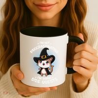 IM Not Procrastinating IM Doing Side Quests Funny Rpg Cat Coffee Mug thumb 3