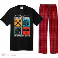 IM Not Procrastinating IM Doing Side Quests For Rpg Gamers Pajama Set thumb 0