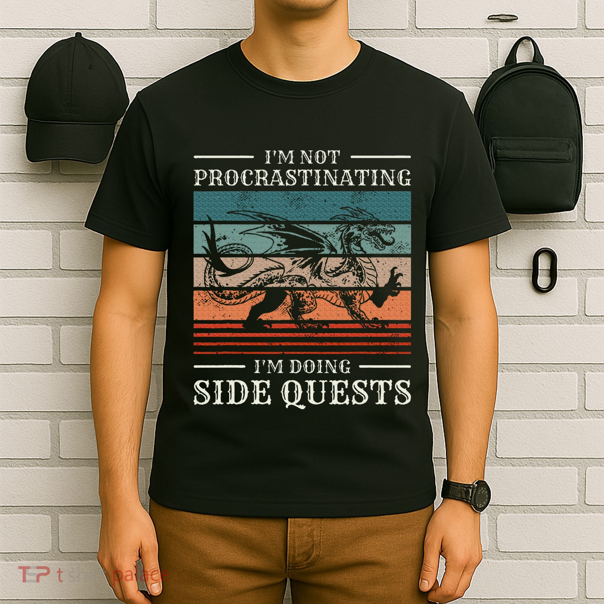 IM Not Procrastinating IM Doing Side Quests Rpg Gamer T-Shirt