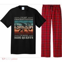 IM Not Procrastinating IM Doing Side Quests Rpg Gamer Pajama Set thumb 0