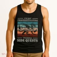 IM Not Procrastinating IM Doing Side Quests Rpg Gamer Tank Top thumb 3