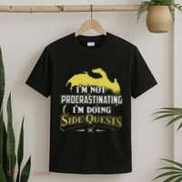 Im Not Procrastinating Im Doing Side Quests RPG Gamer T-Shirt thumb 2