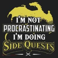 Im Not Procrastinating Im Doing Side Quests RPG Gamer Hat thumb 2