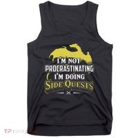 Im Not Procrastinating Im Doing Side Quests RPG Gamer Tank Top thumb 0
