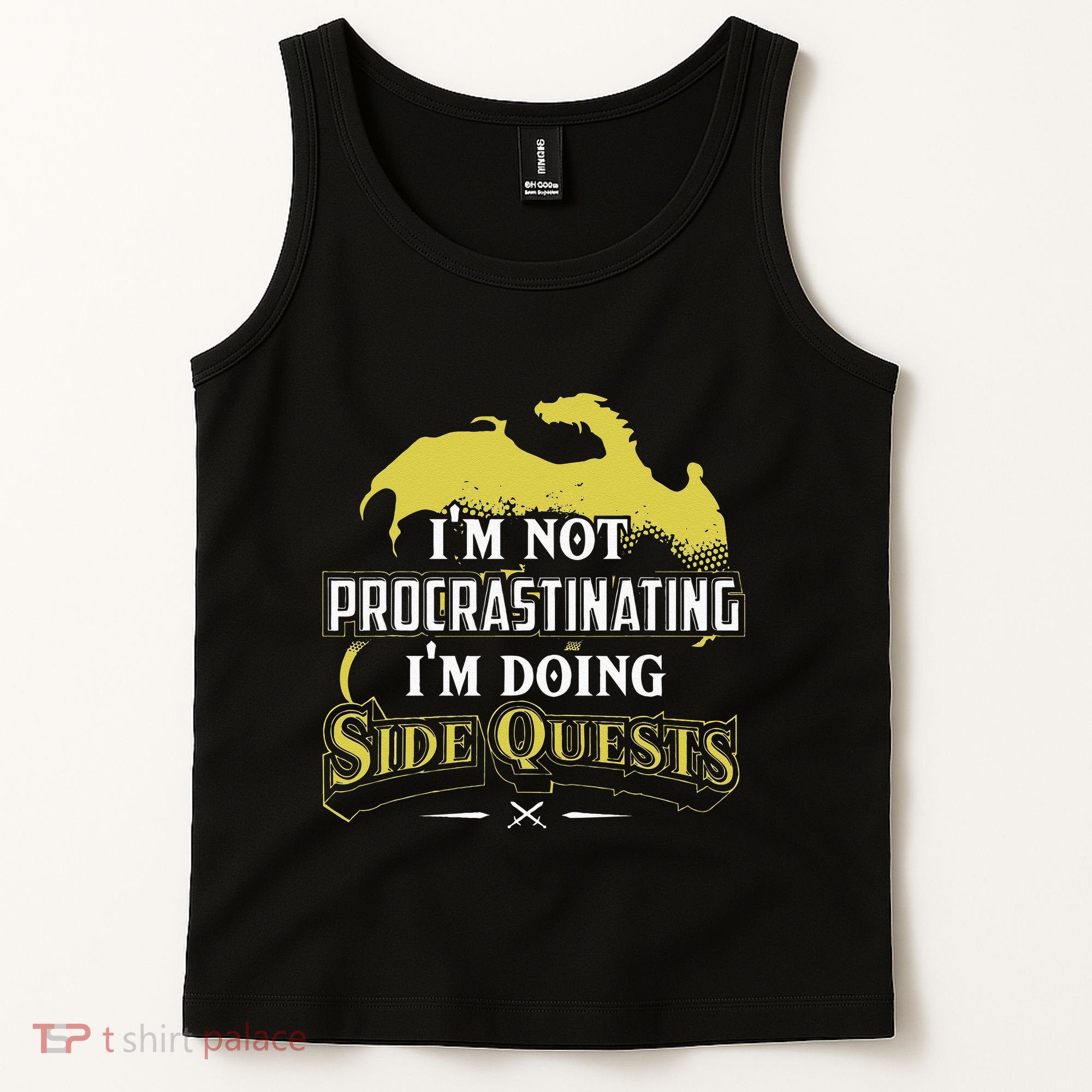 Im Not Procrastinating Im Doing Side Quests RPG Gamer Tank Top