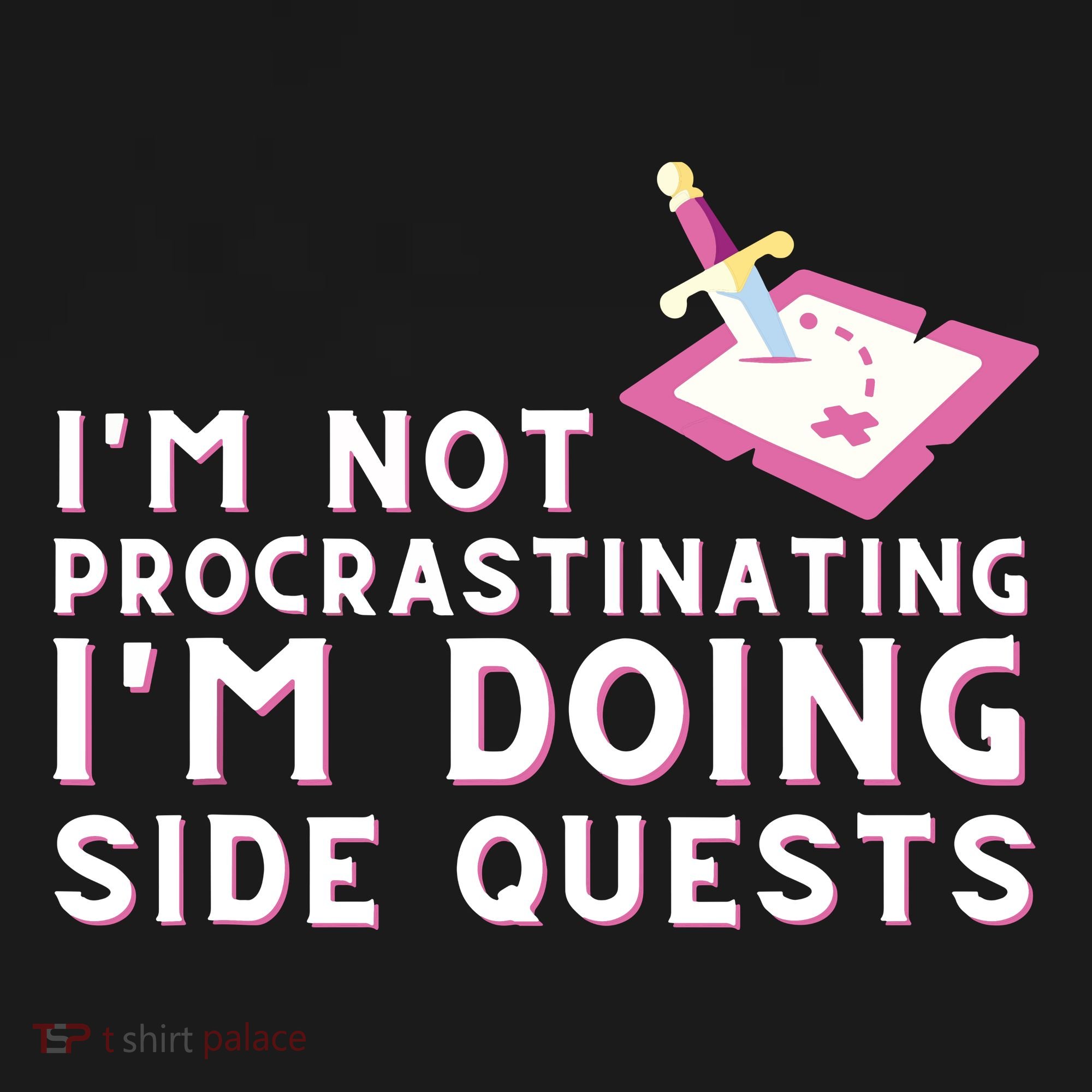 Im Not Procrastinating Im Doing Side Quests Gamer Gaming Women's Hoodie