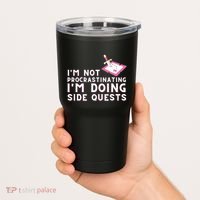 Im Not Procrastinating Im Doing Side Quests Gamer Gaming Tumbler thumb 2