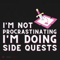 Im Not Procrastinating Im Doing Side Quests Gamer Gaming Women's Tank Top thumb 5