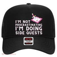 Im Not Procrastinating Im Doing Side Quests Gamer Gaming Hat thumb 0