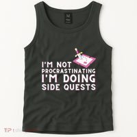 Im Not Procrastinating Im Doing Side Quests Gamer Gaming Tank Top thumb 2