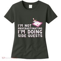 Im Not Procrastinating Im Doing Side Quests Gamer Gaming Women's T-Shirt thumb 0