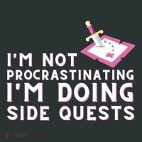 Im Not Procrastinating Im Doing Side Quests Gamer Gaming Tote Bag thumb 4