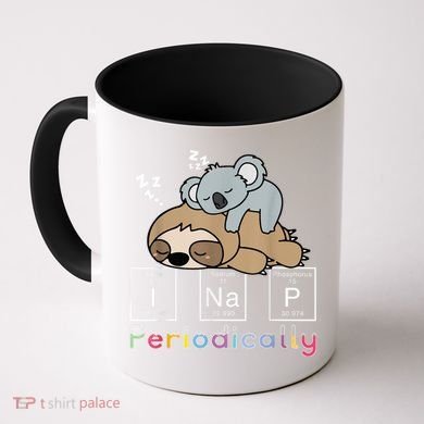 I Nap Periodically Funny Science Sloth Lover Koala Mama Bear Coffee Mug