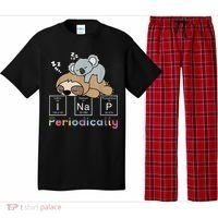 I Nap Periodically Funny Science Sloth Lover Koala Mama Bear Pajama Set thumb 0