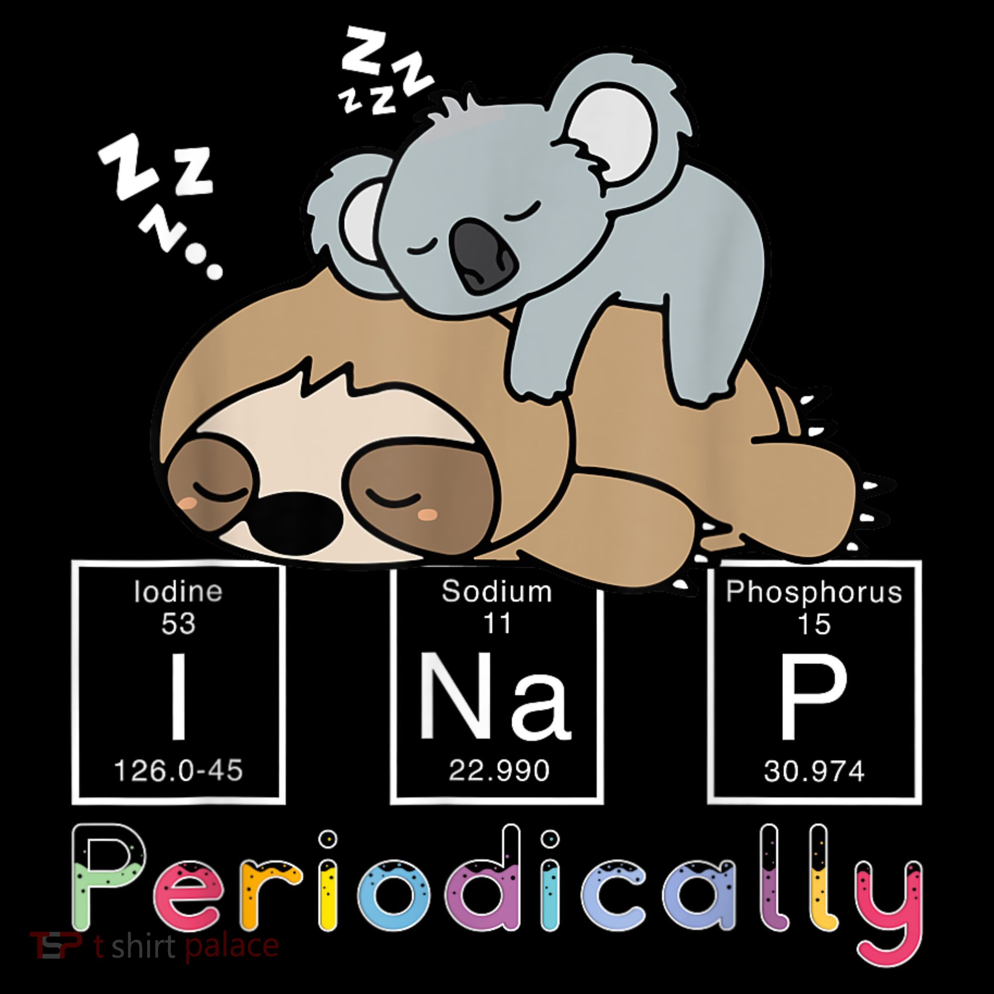 I Nap Periodically Funny Science Sloth Lover Koala Mama Bear Women's Hoodie