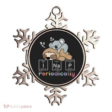 I Nap Periodically Funny Science Sloth Lover Koala Mama Bear Ornament