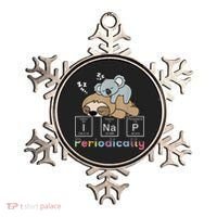 I Nap Periodically Funny Science Sloth Lover Koala Mama Bear Ornament thumb 0