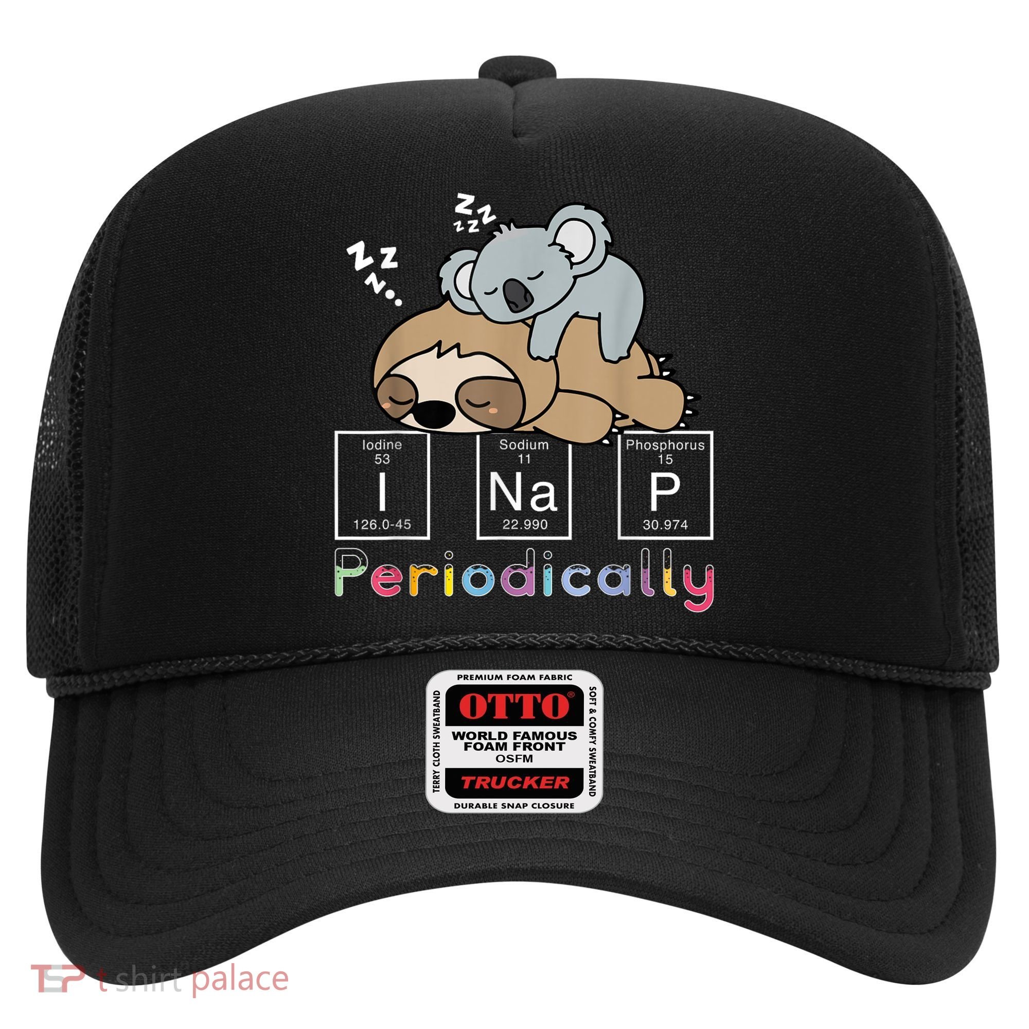 I Nap Periodically Funny Science Sloth Lover Koala Mama Bear Hat