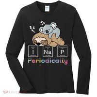I Nap Periodically Funny Science Sloth Lover Koala Mama Bear Women's Long Sleeve Shirt thumb 0