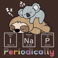 I Nap Periodically Funny Science Sloth Lover Koala Mama Bear Mousepad thumb 1