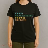 IM Not Procrastinating IM Doing Sidequests Gamer Dad T-Shirt thumb 4