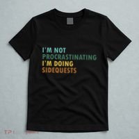 IM Not Procrastinating IM Doing Sidequests Gamer Dad T-Shirt thumb 5