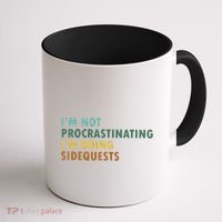 IM Not Procrastinating IM Doing Sidequests Gamer Dad Coffee Mug thumb 1