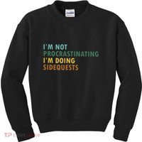 IM Not Procrastinating IM Doing Sidequests Gamer Dad Kids Sweatshirt thumb 0