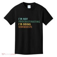 IM Not Procrastinating IM Doing Sidequests Gamer Dad Kids T-Shirt thumb 0