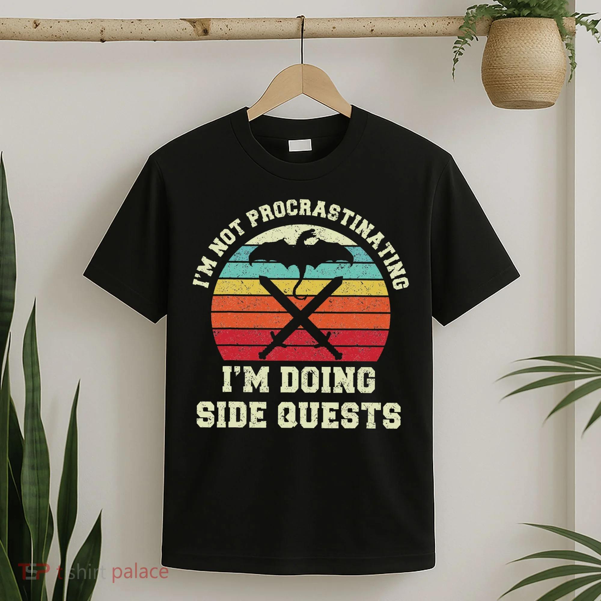 I'm Not Procrastinating I'm Doing Side Quests Gamer T-Shirt